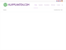 Tablet Screenshot of kuipplanten.com